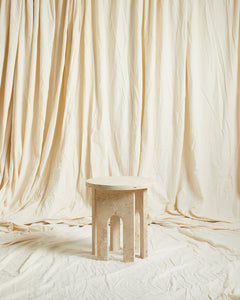 WADI SIDE TABLE - TRAVERTINE
